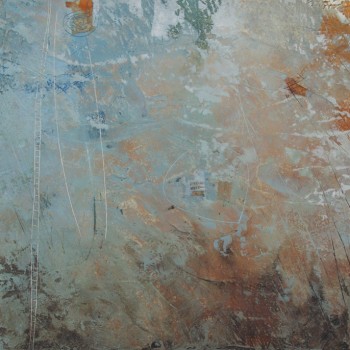 Tres Naturelle<br>38" x 55", Mixed Medium: Plaster/Cement, Acrylic, Oil & Wax on Board